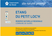 Panneau d'entrée de site